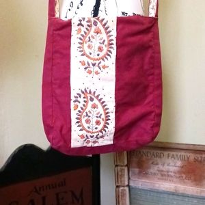 WORLD OF GOOD Beaded Paisley Boho Crossbody Hoho Bag Pocketbook Purse